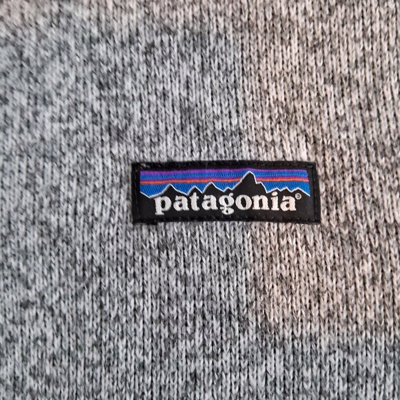 PATAGONIA Women's Better Sweater 1/2 Zip Fleece Pullover Heathered Grey - Picture 4 of 12